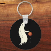 Funny Cool Ghost Dribbling Sketll - Halloween Sket Schlüsselanhänger (Vorderseite)