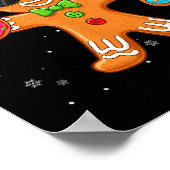 Funny Cool Gingerbread Six Seven 67 Ice Cream Drip Poster (Ecke)