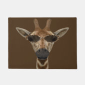 Funny Cool Giraffe Fußmatte (Vorderseite)