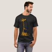 Funny Cool Giraffe Playing Bagpipe Classic T-Shi T-Shirt (Vorne ganz)