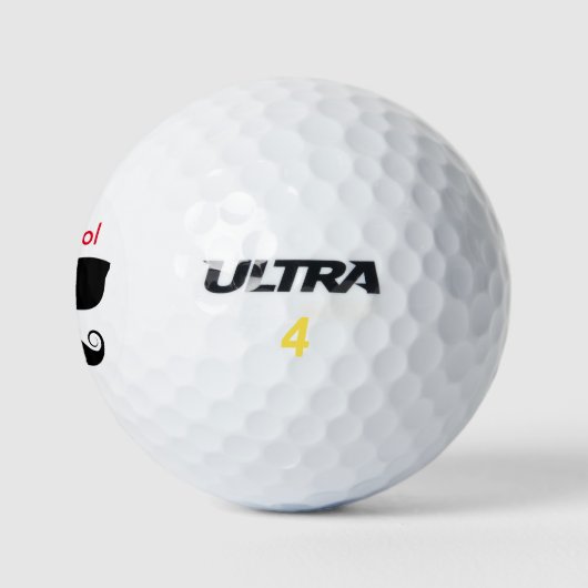 Funny Cool Golf Balls Golfball (Logo)