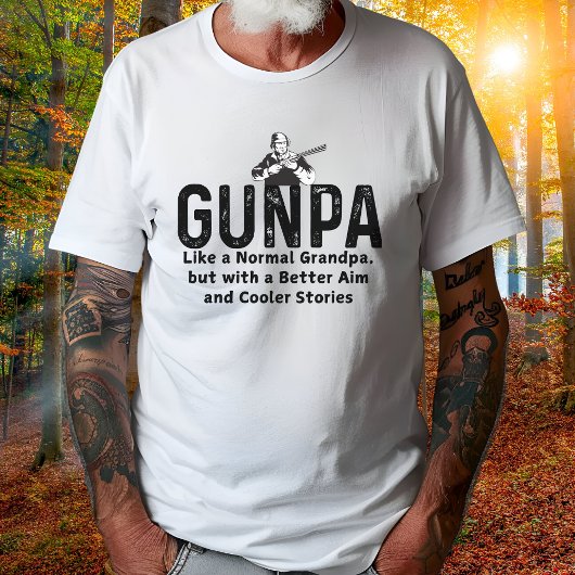 Funny Cool Grandpa Hunter Bessere Geschichten T-Shirt