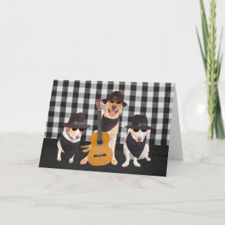 Funny Cool Hunde Karte