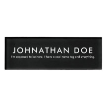 Funny Cool Name Tag und alles