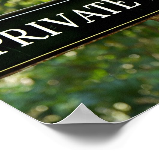 Funny Cool Niedlich einzigartig Poster (Ecke)