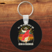 Funny Cool People Are Born In December Christmas B Schlüsselanhänger (Vorderseite)