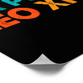 Funny Cool Retro Da Pope T-Shirt New Pope Leo Xiv Poster (Ecke)