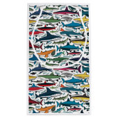 Funny Cool Shark Print Abstrakt Generic Kleine Geschenktüte (Rückseite)