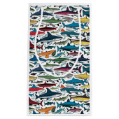 Funny Cool Shark Print Abstrakt Generic Kleine Geschenktüte (Vorderseite)