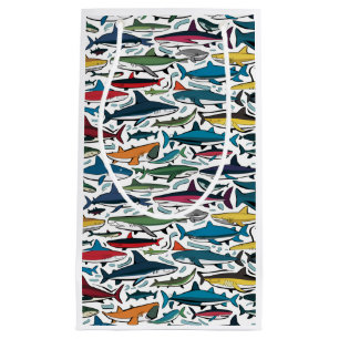 Funny Cool Shark Print Abstrakt Generic Kleine Geschenktüte