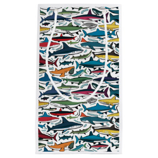 Funny Cool Shark Print Abstrakt Generic Kleine Geschenktüte