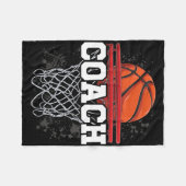 Funny Cool Sketll Coaching Designs Sketll Coach  Fleecedecke (Vorderseite (Horizontal))