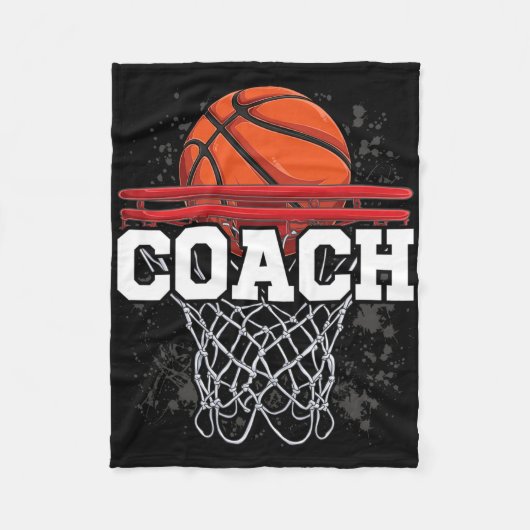 Funny Cool Sketll Coaching Designs Sketll Coach  Fleecedecke (Vorderseite)