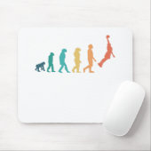 Funny Cool Sports Basketball Menschliche Evolution Mousepad (Mit Mouse)