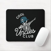 Funny Cool Uncles Club Shirt Funny Skeleton Uncle  Mousepad (Mit Mouse)