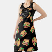 Funny cooler Hamburger Muster GRILLEN Grill Koch Schürze (InSitu)