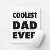 Funny Coolest Dad Ever Father's Day Mouse Pad Mousepad (Mit Mouse)