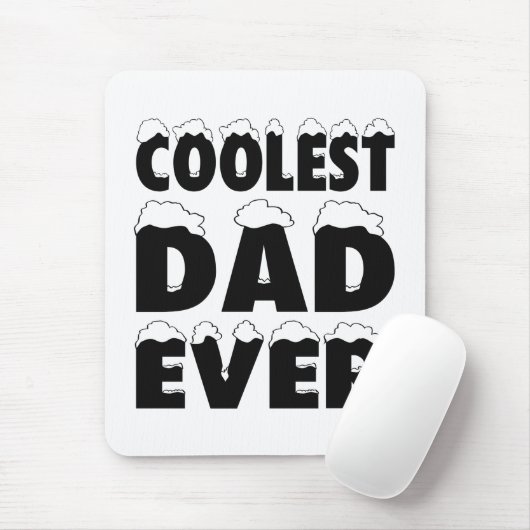 Funny Coolest Dad Ever Father's Day Mouse Pad Mousepad (Mit Mouse)
