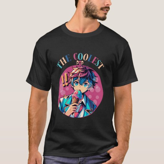 Funny Coolster Pop Pop Ice Creme T Shirt (Vorderseite)