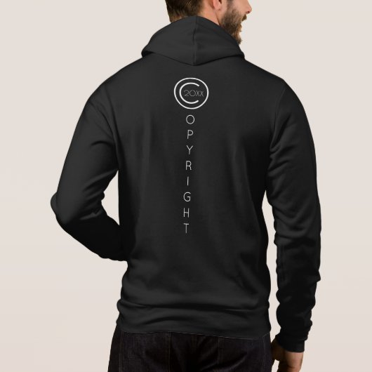 Funny Copyright Hoodie (Rückseite)