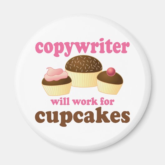 Funny Copywriter Magnet (Vorne)
