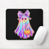 Funny Coquette Bow Ghost Pumpkin Halloween Soky Se Mousepad (Mit Mouse)