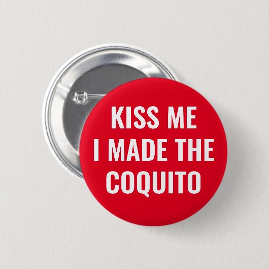 Funny Coquito Button (Vorne & Hinten)