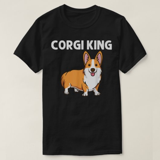 Funny Corgi Art für Männer Vater Walisischer Corgi T-Shirt (Design vorne)