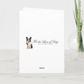 Funny Corgi Birthday Card Karte (Rückseite)