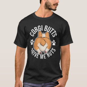 Funny Corgi Design für Männer Frauen Kinder Hundeh T-Shirt