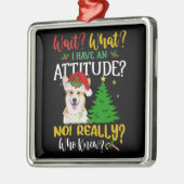 Funny Corgi Dog Ornament Aus Metall (Links)