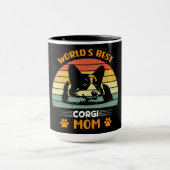 Funny Corgi Dog Tasse (Zentrum)