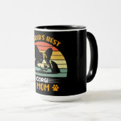 Funny Corgi Dog Tasse (VorderseiteRechts)