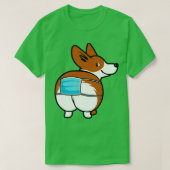 Funny Corgi Face Mask T-Shirt (Design vorne)