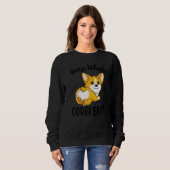 Funny Corgi Guess Niedlich Puppy Welsh Dog Girls W Sweatshirt (Vorne ganz)