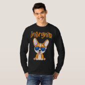 Funny Corgi Incorgnito Dog T-Shirt (Vorne ganz)