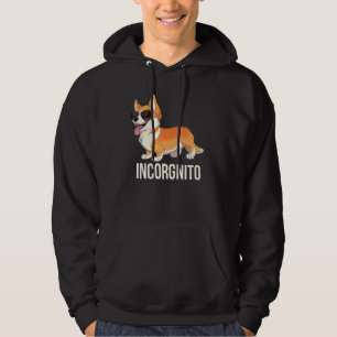 Funny Corgi Incorgnito Niedlich Incognito Corgi mi Hoodie