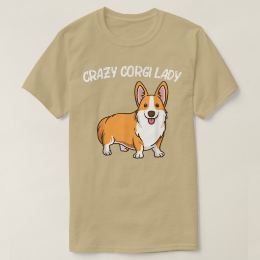 Funny Corgi Kunst für Frauen Mama Walisisch Corgi  T-Shirt (Design vorne)