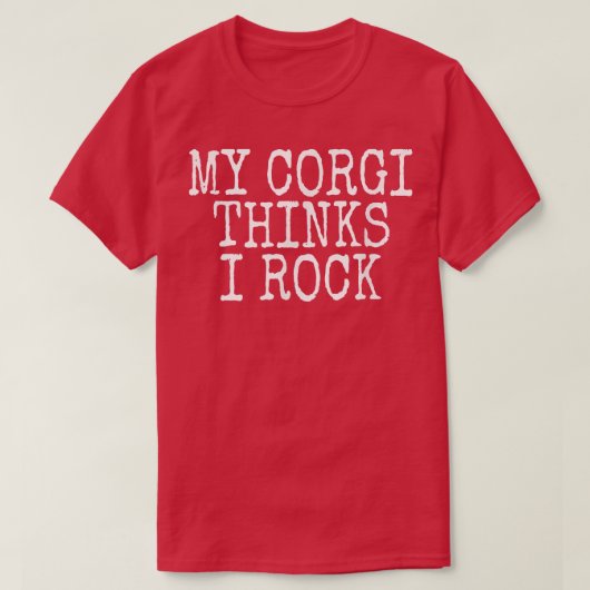 Funny Corgi Lovers T-Shirt (Design vorne)
