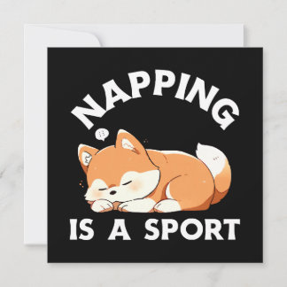 Funny Corgi Napping ist ein Sport Hund Lover