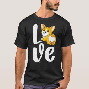 Funny Corgi Niedlich Pembroke Welsh Dog Hintern Li T-Shirt