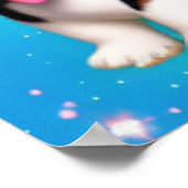 Funny Corgi Puppy Dog Poster (Ecke)