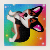 Funny Corgi Puppy Dog Puzzle (Horizontal)