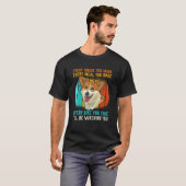 Funny Corgi Retro jeden Snack, den Sie machen jede T-Shirt (Vorne ganz)