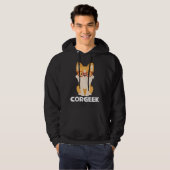 Funny Corgi Vater Welpe Hund Lover Geschenk Niedli Hoodie (Vorne ganz)