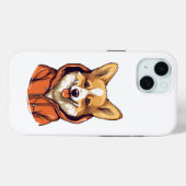 Funny Corgi Wearing Hoodie Case-Mate iPhone Hülle (Rückseite (Horizontal))
