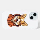 Funny Corgi Wearing Hoodie Case-Mate iPhone Hülle (Rückseite (Horizontal))
