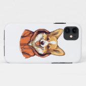 Funny Corgi Wearing Hoodie Case-Mate iPhone Hülle (Rückseite (Horizontal))