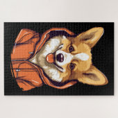 Funny Corgi Wearing Hoodie Puzzle (Horizontal)