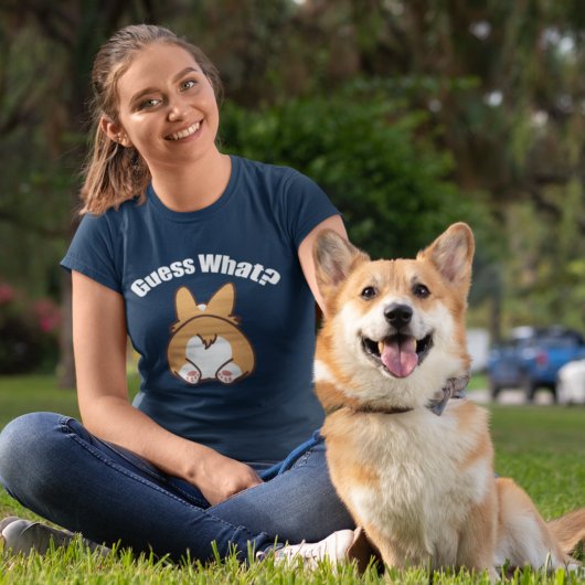 Funny Corgis räess What Corgi Hintern T-Shirt